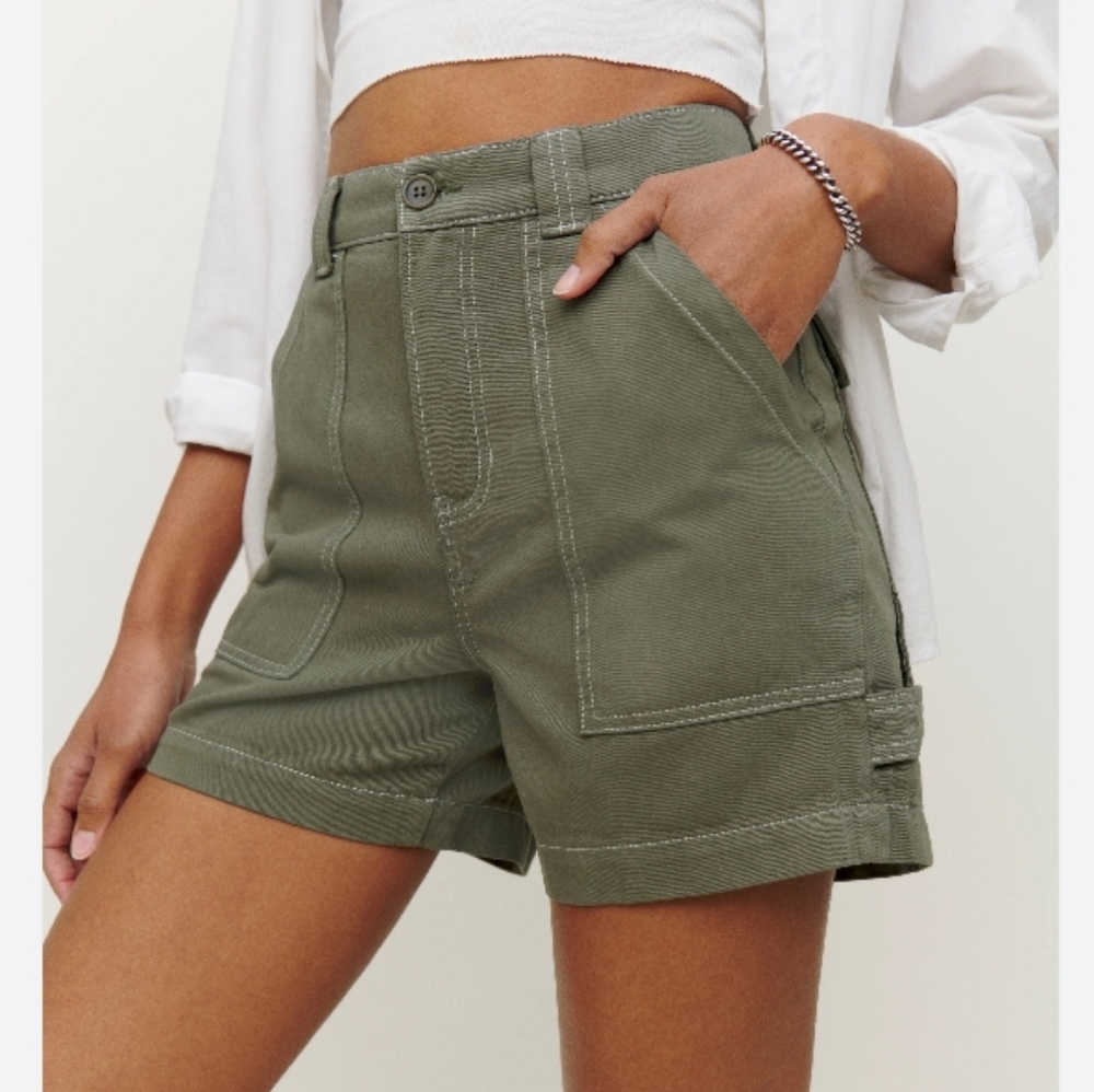 Reformation Pierce Utility Shorts